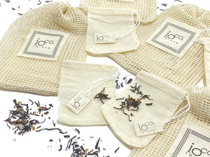 IOco Natural Cotton Tea Bags (Set of 4)