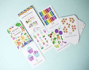 Kids Flash Cards - Alphabets and Numbers