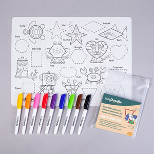 Hey Doodle Reusable Colour-In Placemats