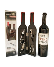 Load image into Gallery viewer, Wine Tool Gift Set - 5 pieces in bottle

