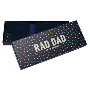 Rad Dad Boxed Socks