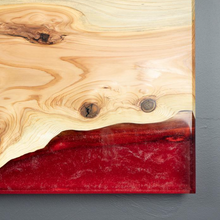 Load image into Gallery viewer, Resin &amp; Timber Wall Light
