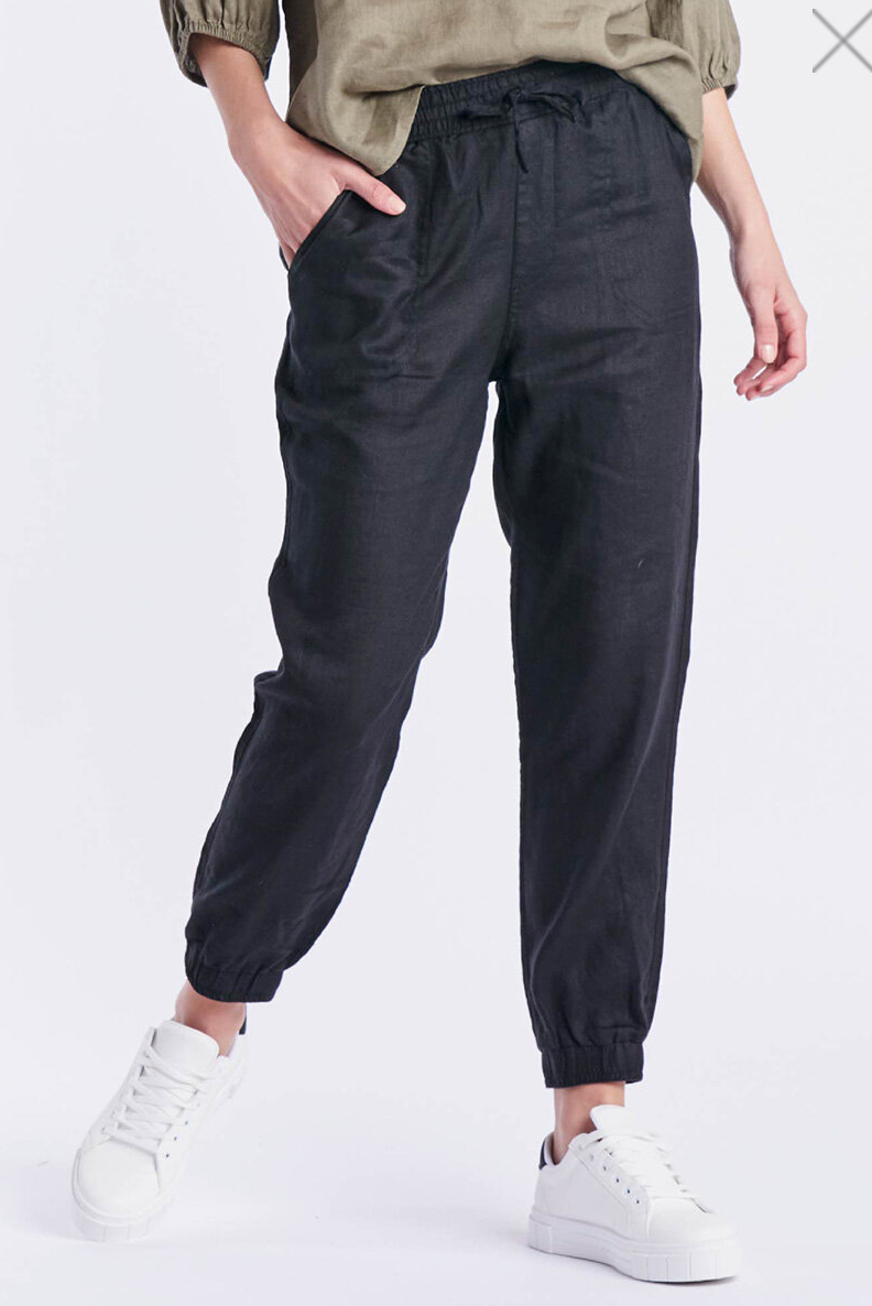 Pippa Pant 100% Linen Assorted Colours