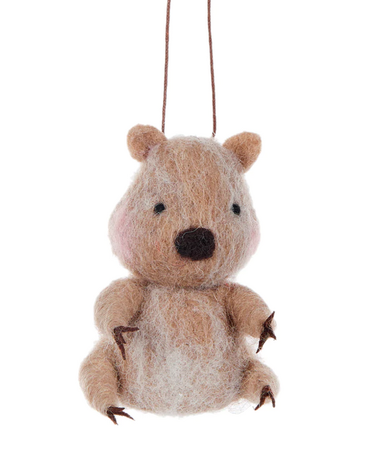 Wool Xmas Ornaments - 6 Designs