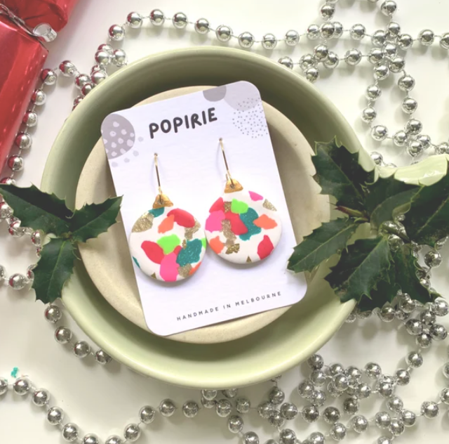 Popirie Christmas Bauble Earrings