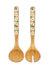 Load image into Gallery viewer, Lisa Pollock Bamboo Salad Servers
