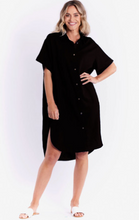 Load image into Gallery viewer, Linen Shirt Dress - 2 Colours
