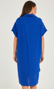 Linen Shirt Dress - 2 Colours