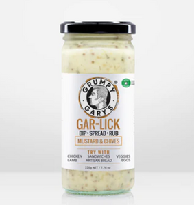Gar-Lick Dip with Mustard & Chives by Grumpy Gary
