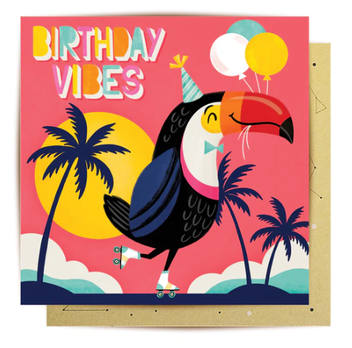 Greeting Card Summer Vibes Birthday