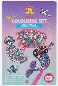 Glitter Colouring Set - Ocean Dreams