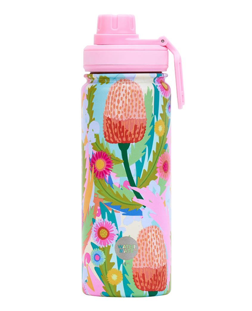 Watermate Stainless Steel Drink Bottle 550ml Assorted Designs