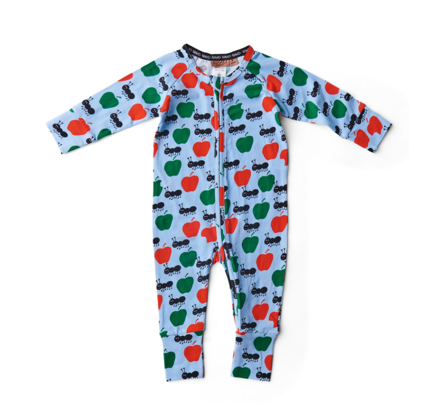 Ants Pants Organic LS Zip Romper - LAST ONE 18-24 mths