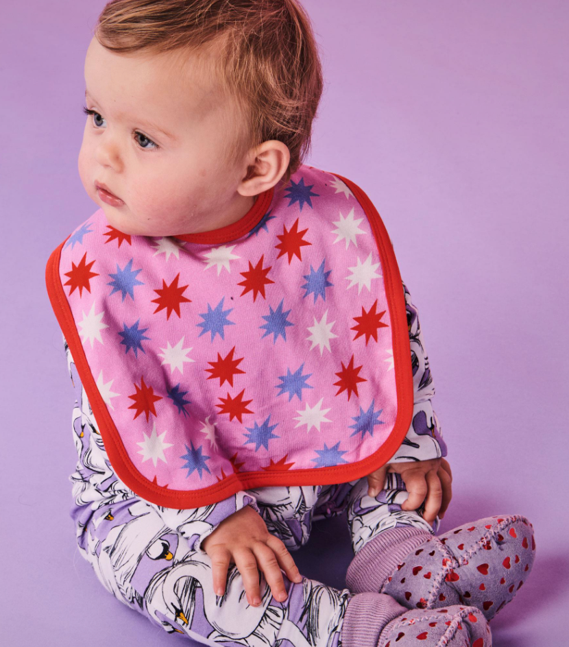 Be A Star Organic Cotton Bib