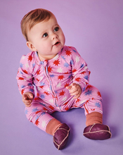 Load image into Gallery viewer, Be A Star Organic LS Zip Romper
