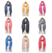 Load image into Gallery viewer, Plain Scarf - Available in 9 colours
