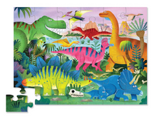 Load image into Gallery viewer, Dino Land Floor Puzzle - 36 pieces
