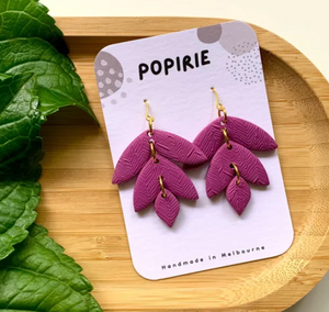 Popirie Leaf Drop Earrings