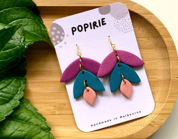 Popirie Leaf Drop Earrings