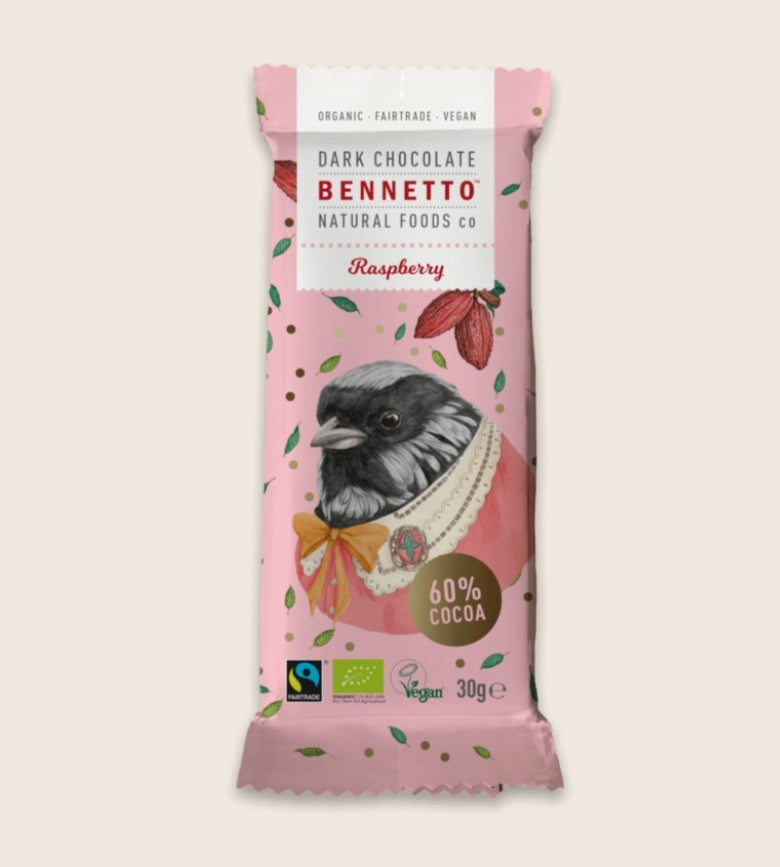 Bennetto FairTrade Chocolate - 30g Mini Blocks