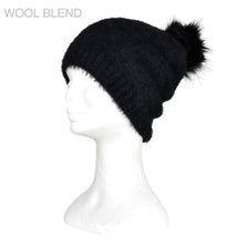 Load image into Gallery viewer, Furry Knitted Beanie - Grey
