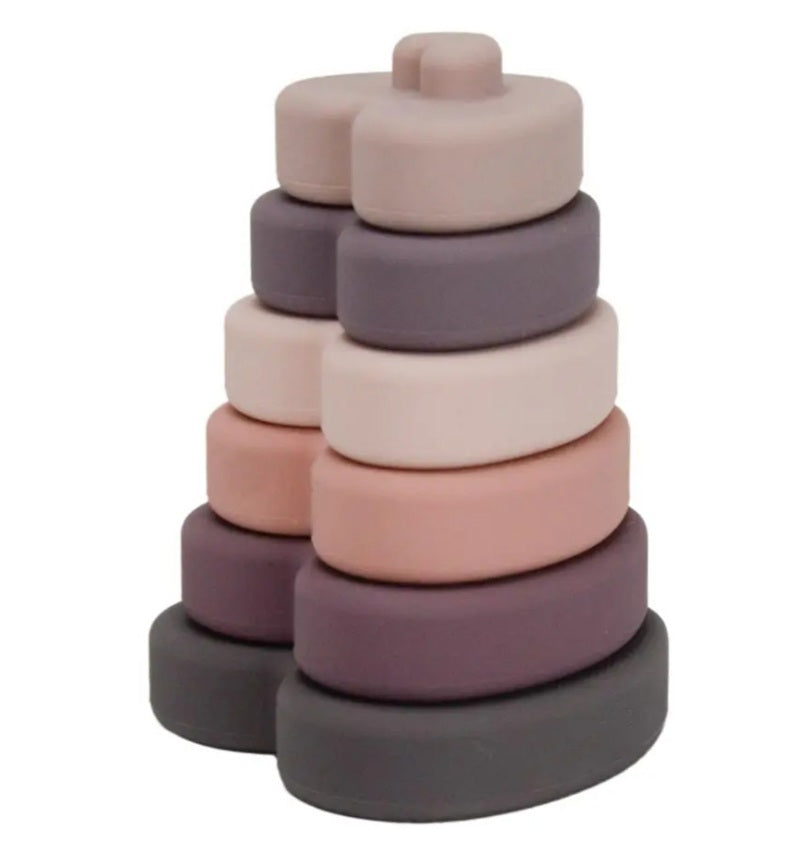 Silicone Stackable Toy - Heart