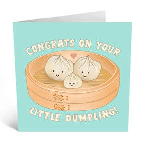 Congrats on your Little Dumpling - Card