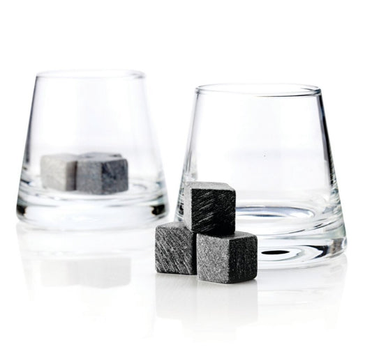 Glacier Rocks Soapstone Cube and Tumbler Set