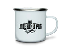 Load image into Gallery viewer, Laughing Pug Enamel Mug - 2 colours
