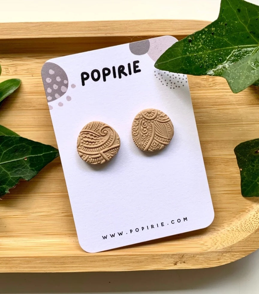 Popirie Miss Henna Organic Studs - 4 colours