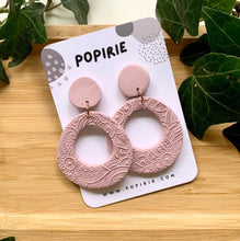 Load image into Gallery viewer, Popirie Miss Henna Organic Circle Earrings - 4 colours
