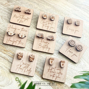 Wood For Words Message Gift Tags for Wooden Studs