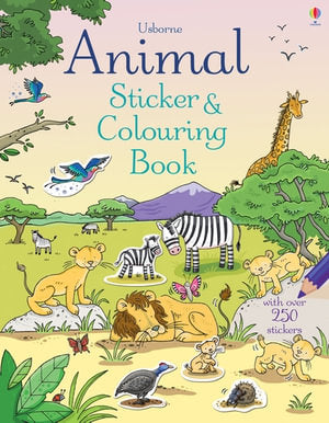 Usborne Animal Sticker & Colouring Book