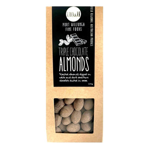Triple Chocolate Almonds 125g