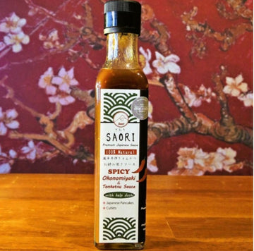 Spicy Okonomiyaki and Tonkatsu Sauce