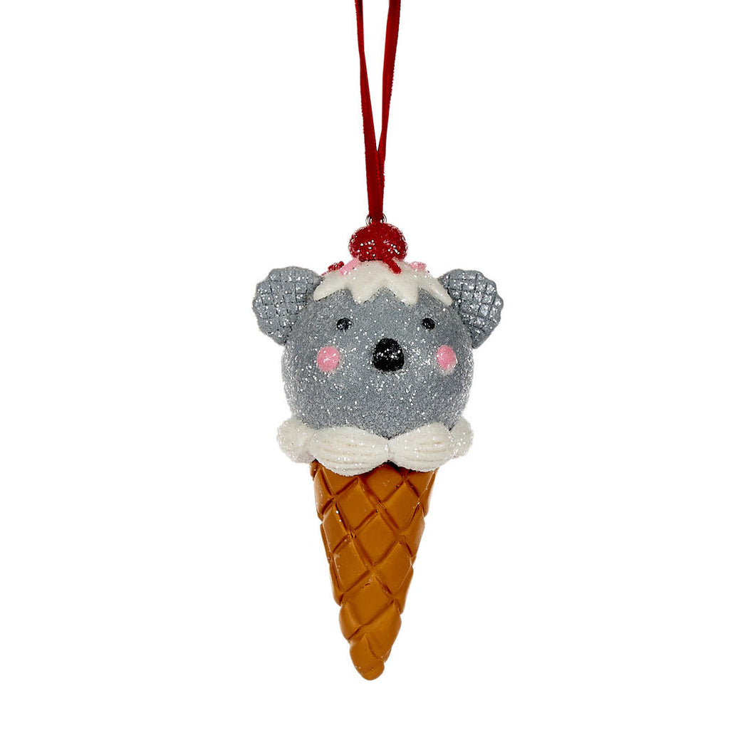 Koala Icecream Hanging Xmas Ornament