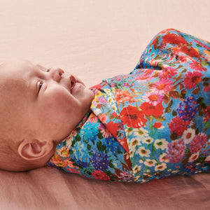 Forever Floral Bamboo Baby Swaddle