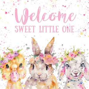 Greeting Card Spring Babies - Sweet Little One