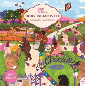 Pink Bits on Body Inclusivity - 1000 Piece Puzzle