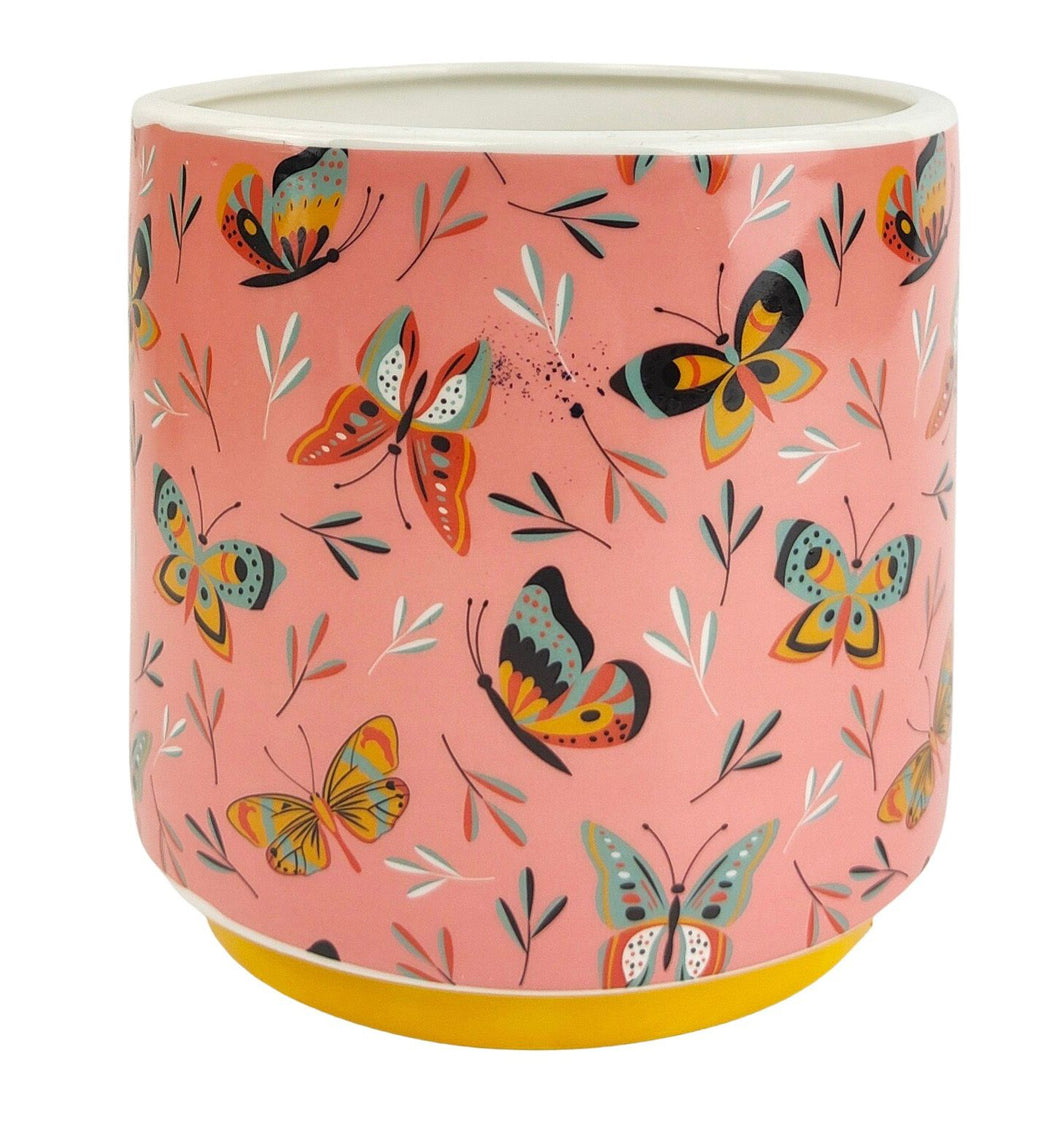 Urban Butterfly Planter - Pink - Small